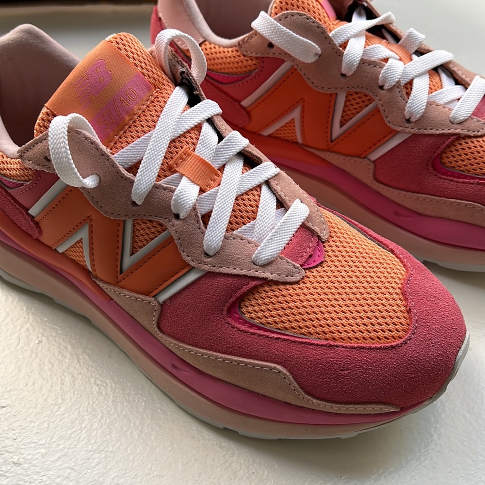 New Balance 5740 Sneakers Pink Orange Sneakers - Picture 4 of 7